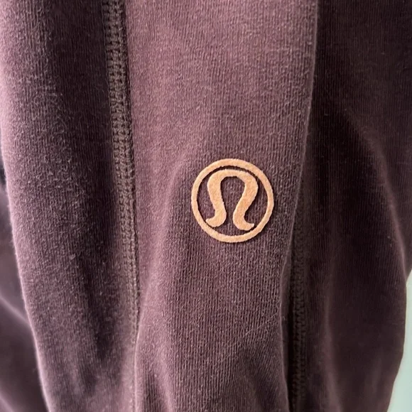 Lululemon Burgundy Zip up hoodie with pockets - Picture 6 of 12